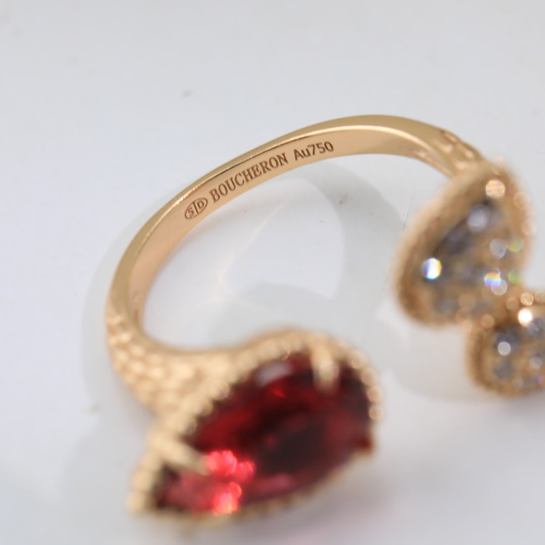18K Serpent Boh¨¨me Diamonds Ring
